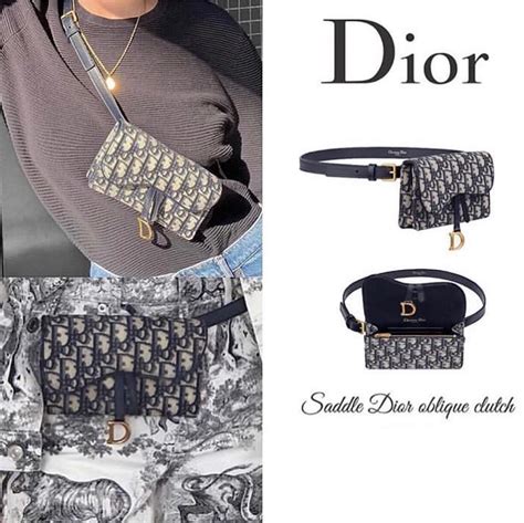 dior saddle belt pouch